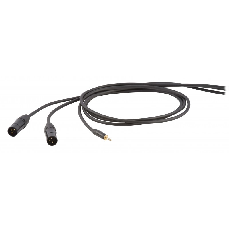 DIE HARD DHS595LU5 ONEHERO Series kabel 2x XLRm - Jack 3.5 stereo 5m